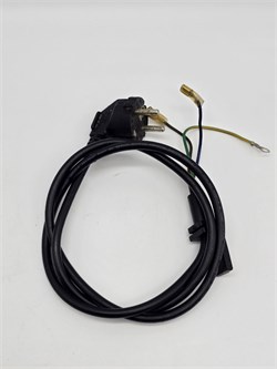 RTS17476000008533506-Б/У Кабель питания Б/У 3х0,75mm, 1 метр, цвет черный для СВЧ RTS17476000008533506-Б/У