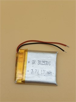 Аккумулятор 3,7v 12 mah (30х24х3мм) 00227-1 - фото 806768