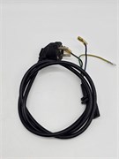 RTS17476000008533506-Б/У Кабель питания Б/У 3х0,75mm, 1 метр, цвет черный для СВЧ RTS17476000008533506-Б/У