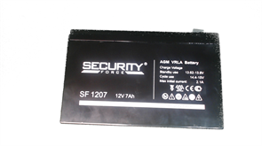 Аккумулятор 7Ah 12V Security Force SF 1207 для детского электромобиля, мотоцикла, эхолота, фонарика, кассы, освещения сигнализации SF1207