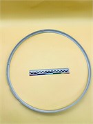 0020207035E Фронтальная рамка люка для стиральных машин Haier HW80-BP14969BS, HW70-BP12969BS 0020207035E