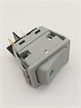 HC-0087923 Выключатель для водонагревателя клавишный C6053PLNAB зеленая линза, серый корпус HC-0087923